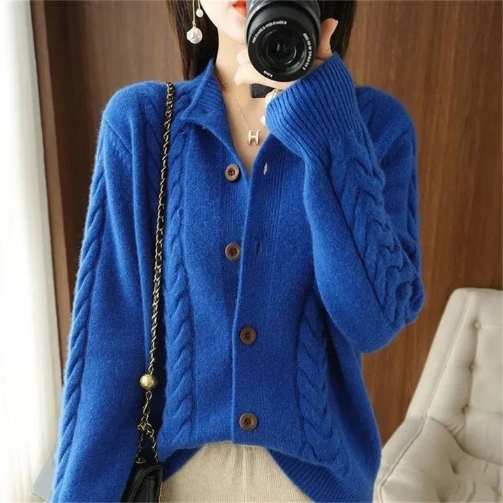 Vesalia Cable Knit Cardigan
