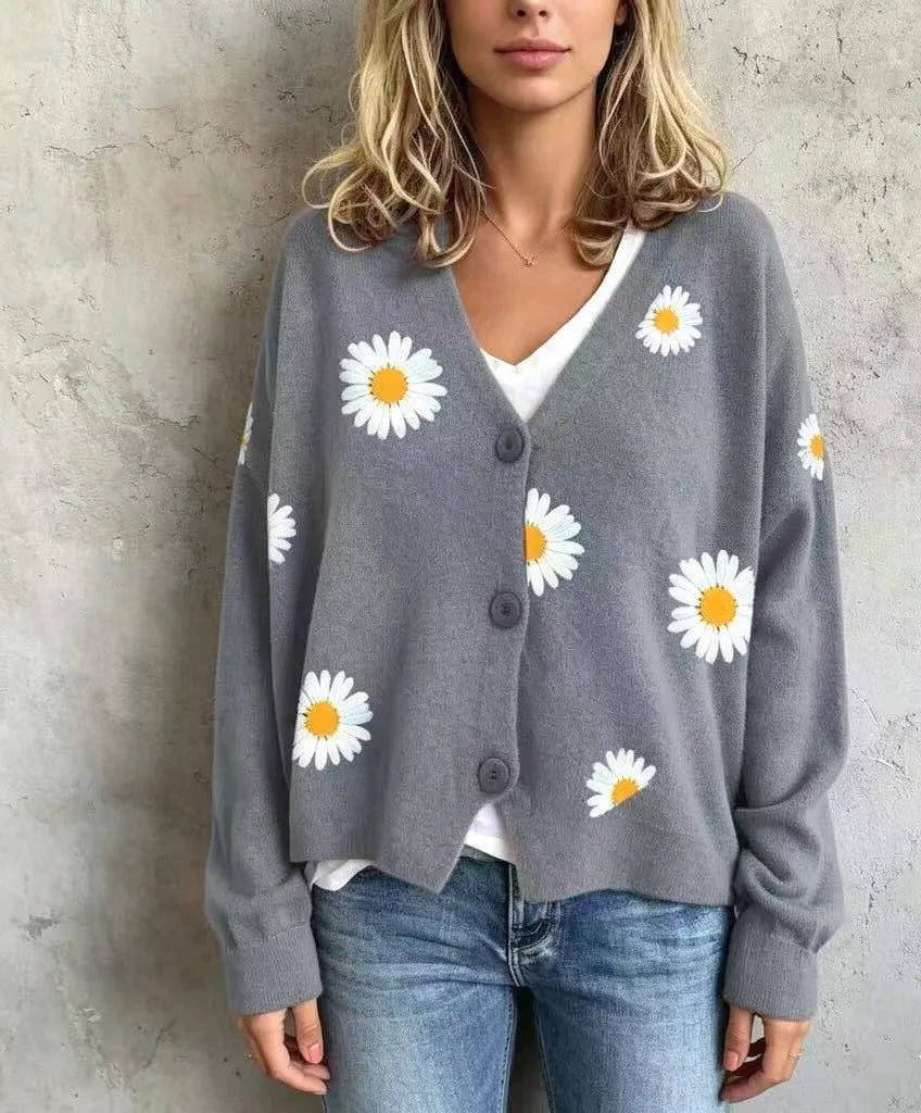 Yvette Button Front Cardigan