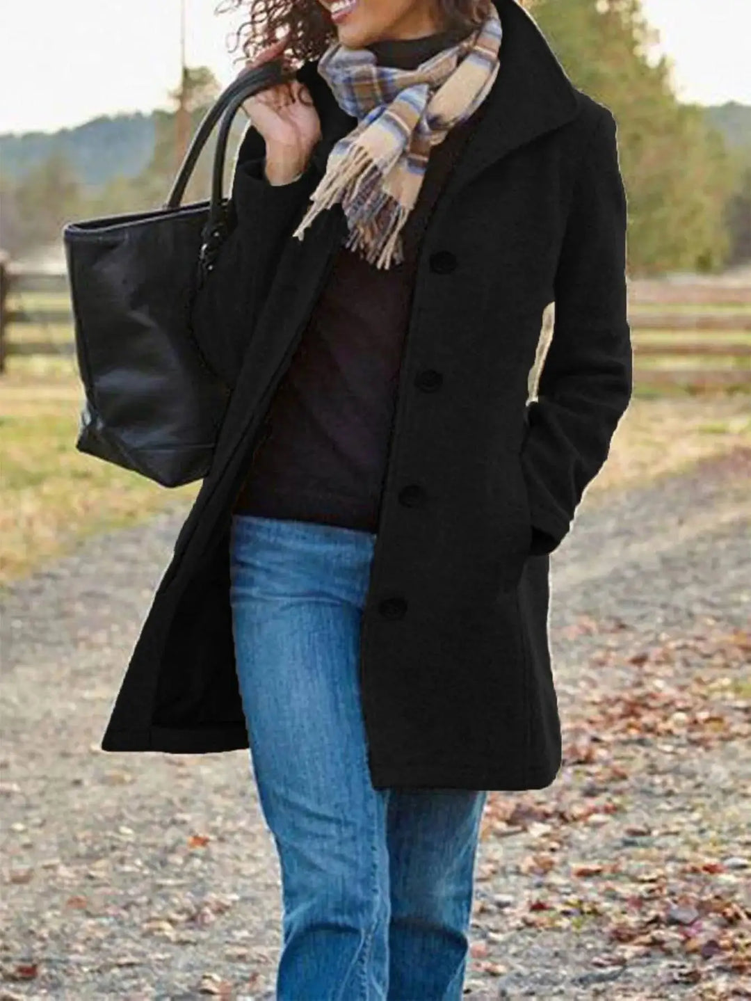 Solveig Single Breasted Coat