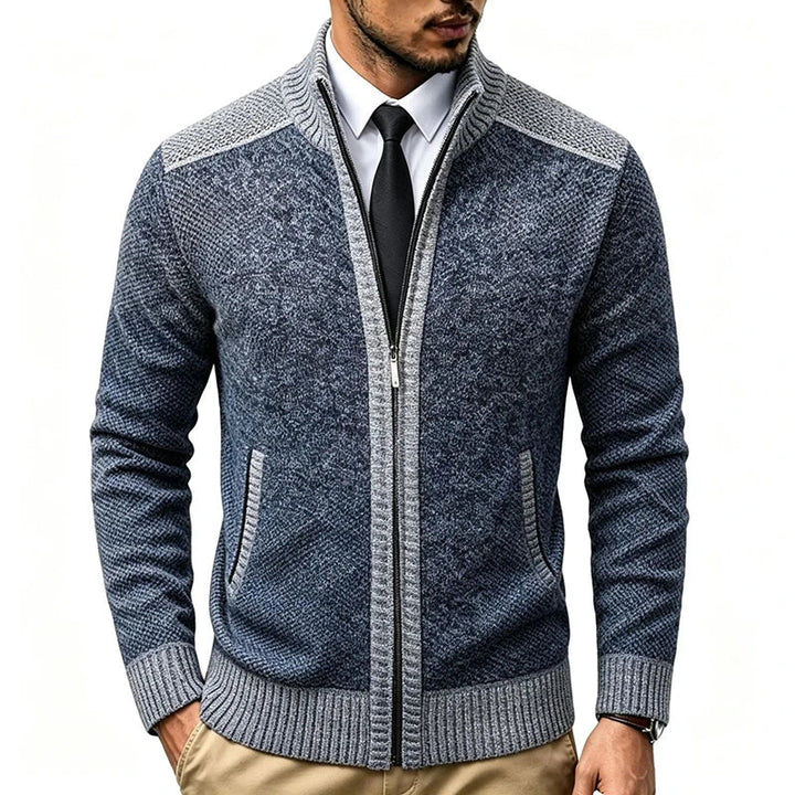 Roderick Stand Collar Cardigan