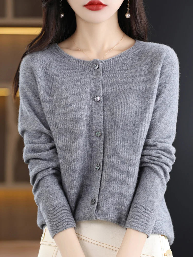 Sabrielle Button Front Cardigan