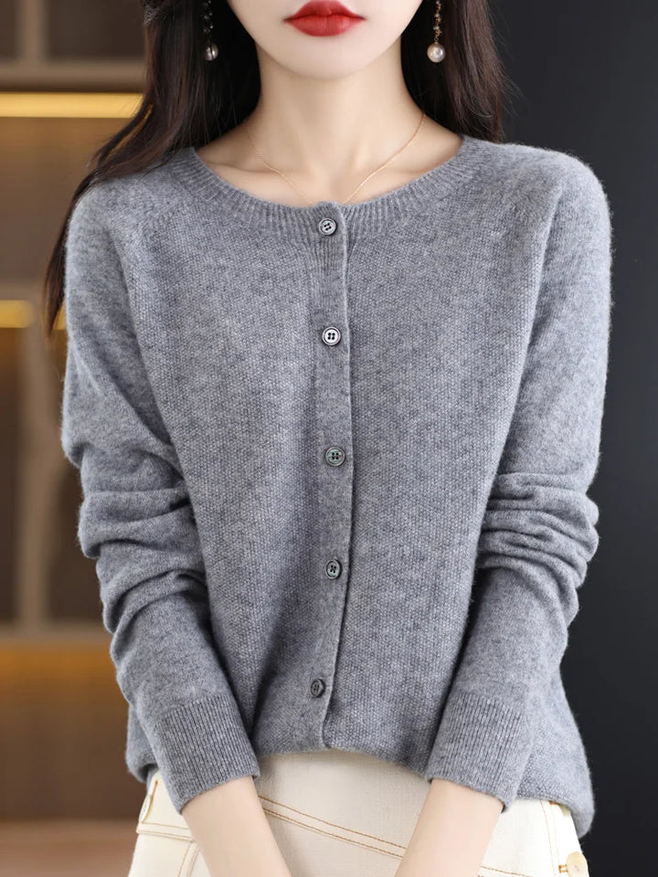 Sabrielle Button Front Cardigan