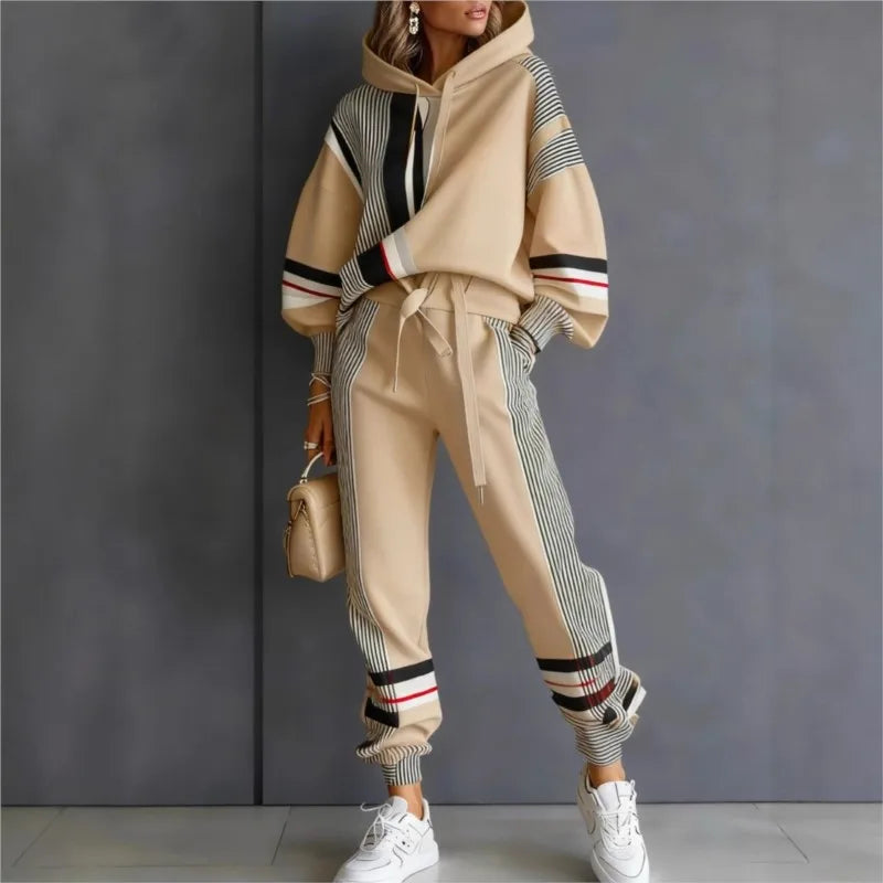 Alessia Drawstring Waist Jogger Set