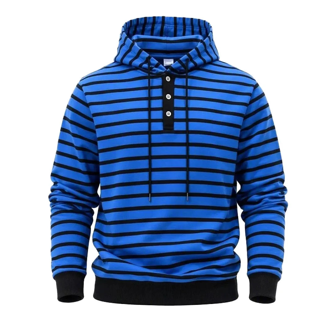 Oberon Button Placket Hoodie