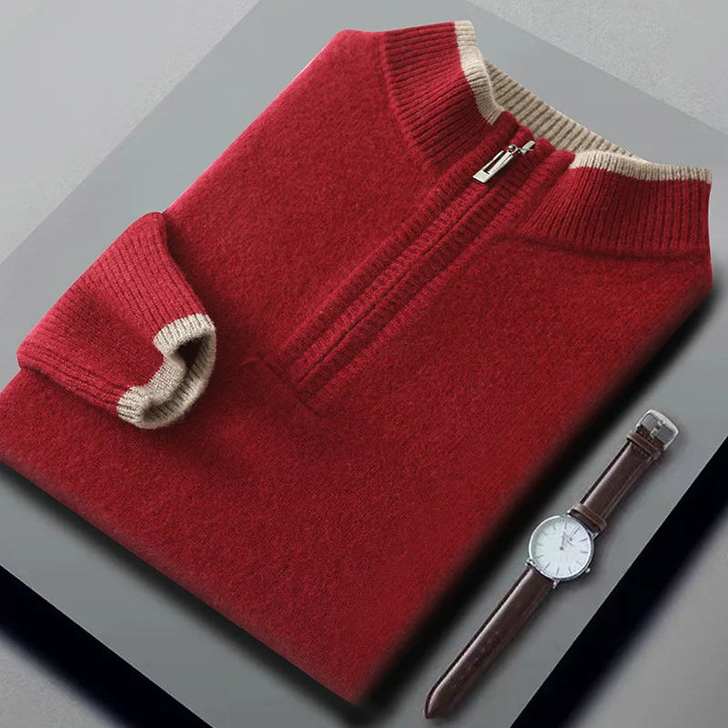 Kingston Cashmere Quarter Zip