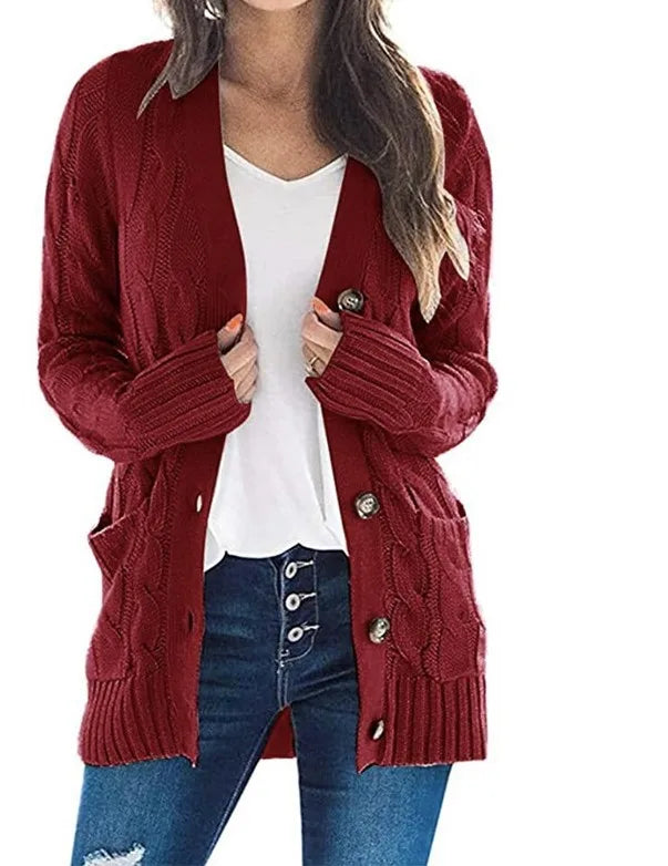 Freya Cable Knit Cardigan