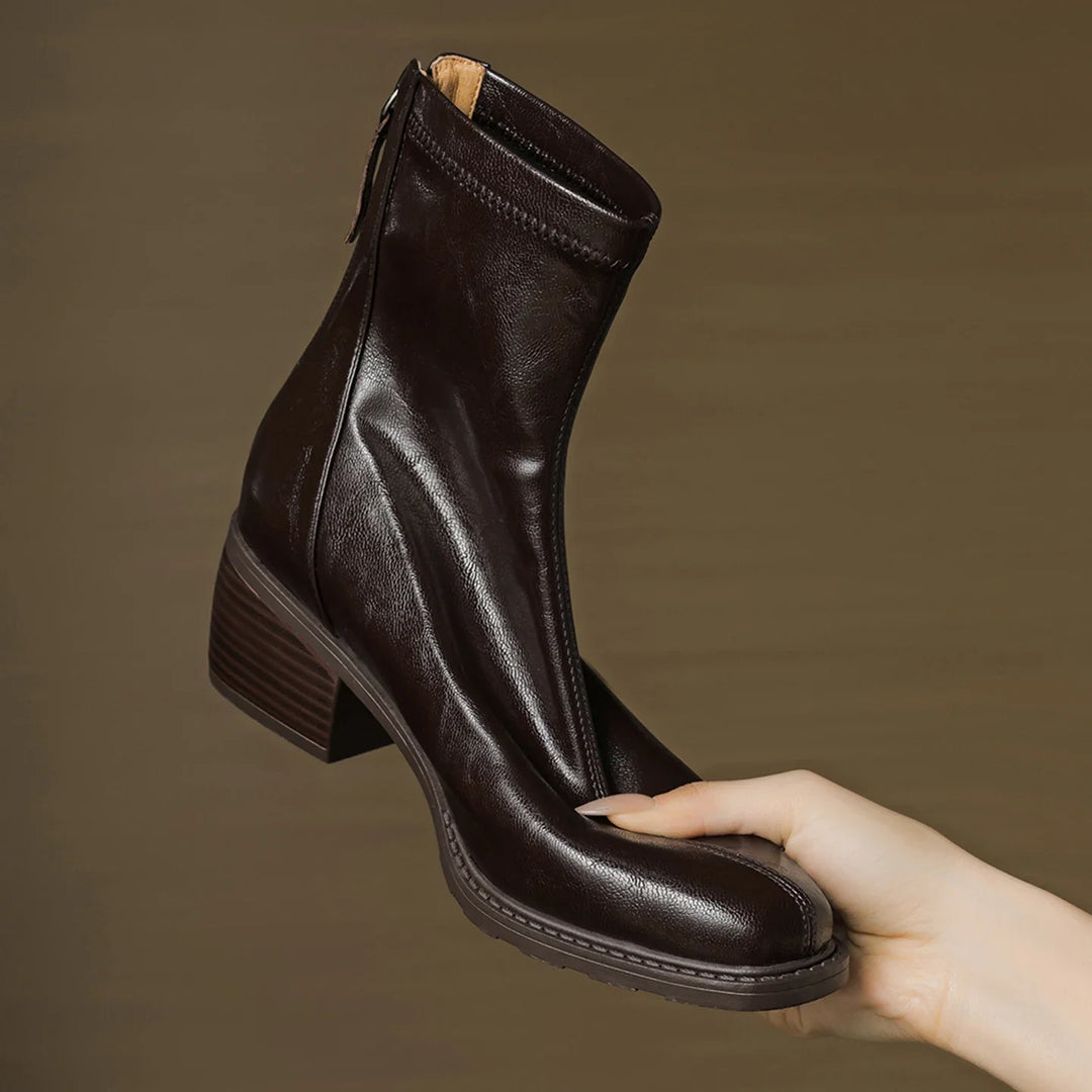 Marget Leather Ankle Boots