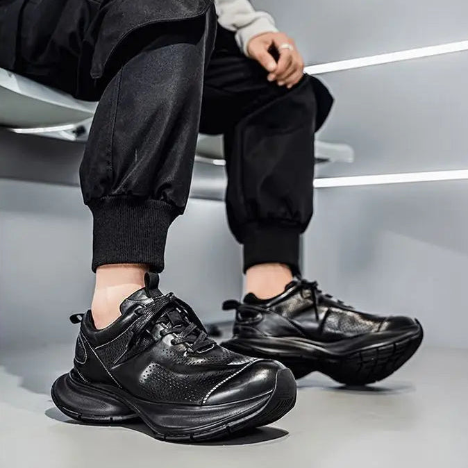 AeroDrift Leather Sneakers