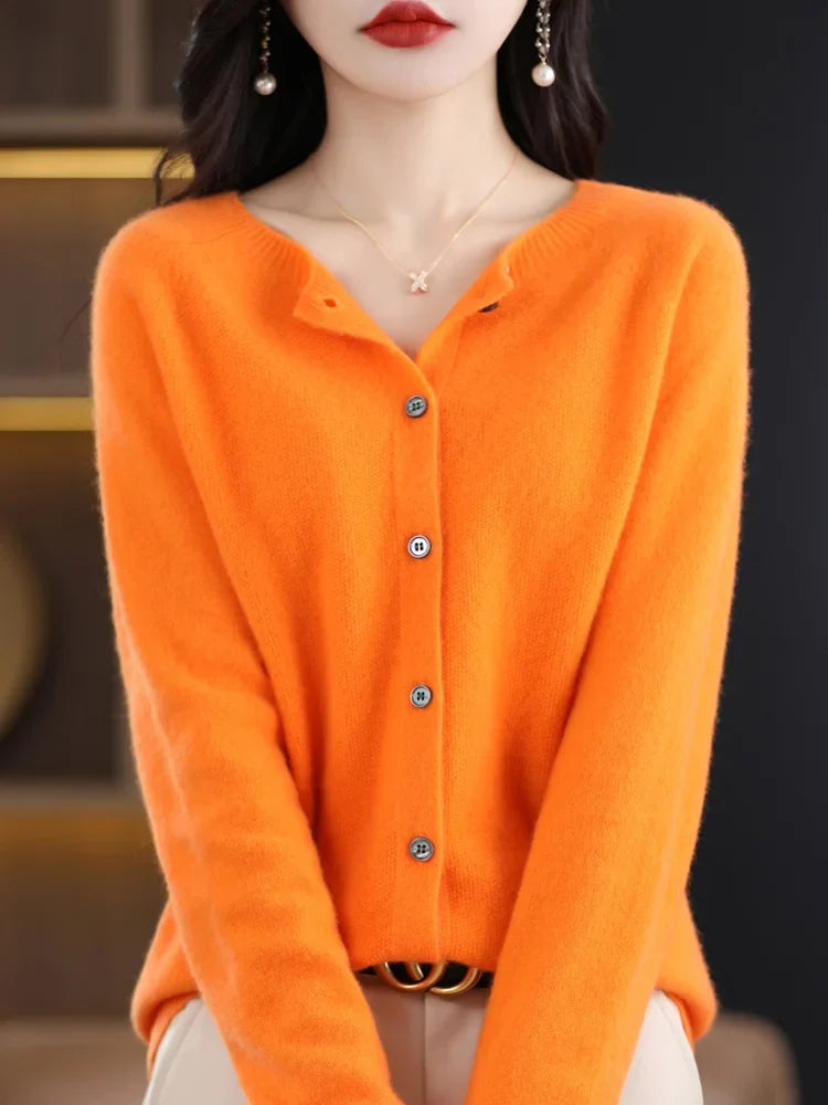 Sabrielle Button Front Cardigan