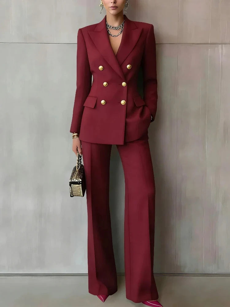 Beatrix Double Breasted Pantsuit