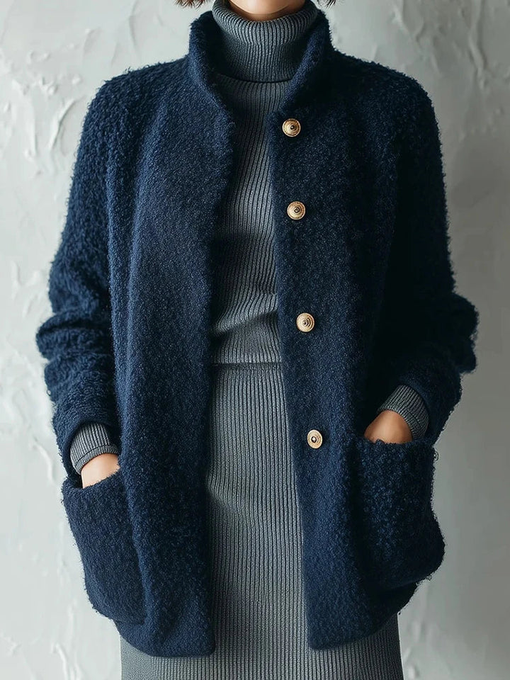 Celestine Bouclé Stand Collar Jacket