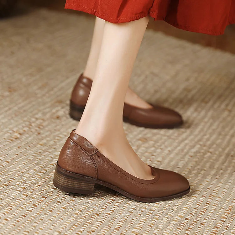 Rosaline Leather Pumps