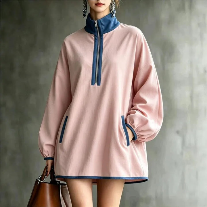 Harlan Half Zip Mini Dress