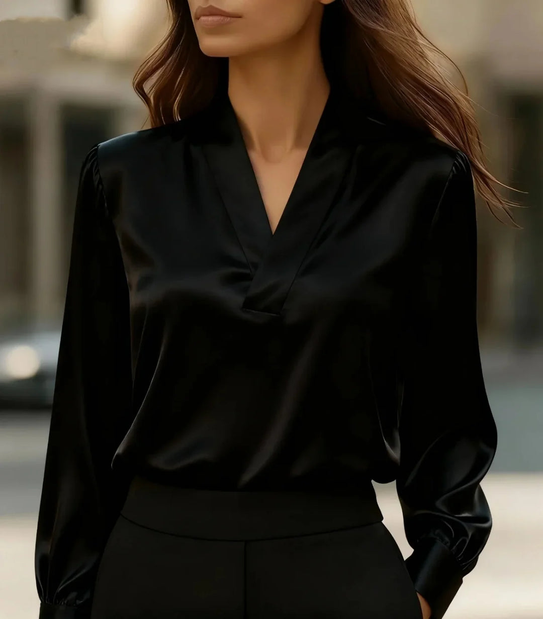 Aveline Satin Finish Blouse