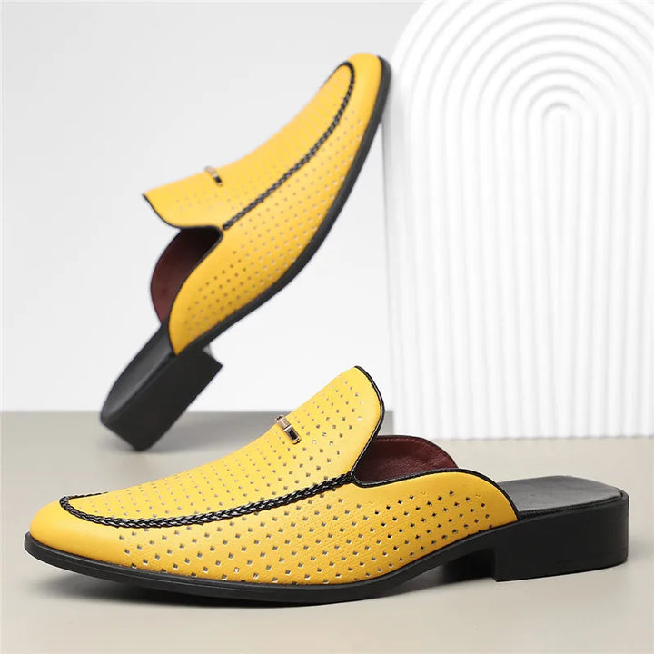 Landen Summer Genuine Leather Mules