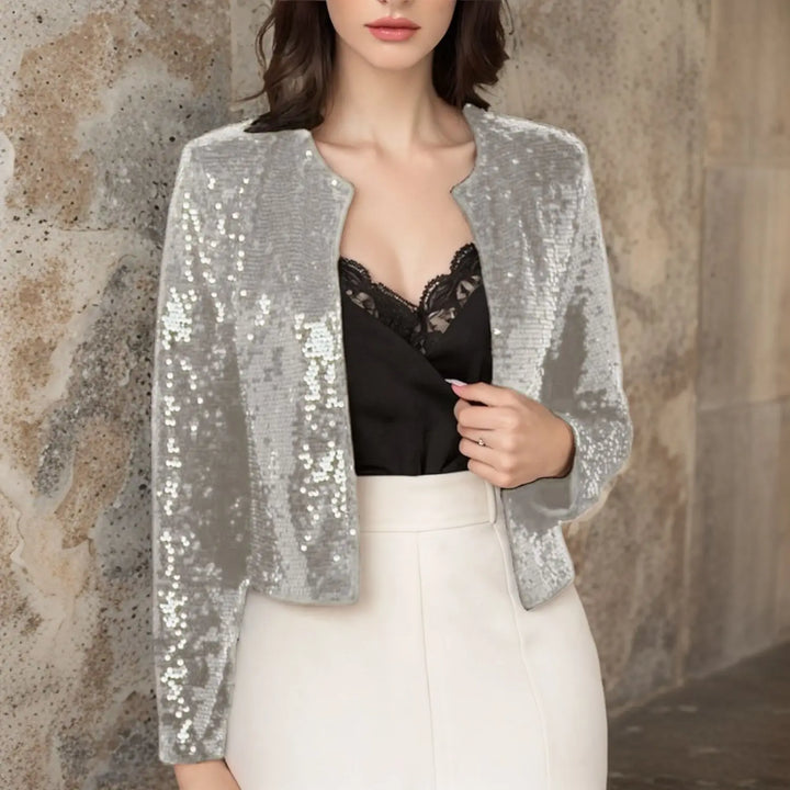Blair Open Front Sequin Jacket