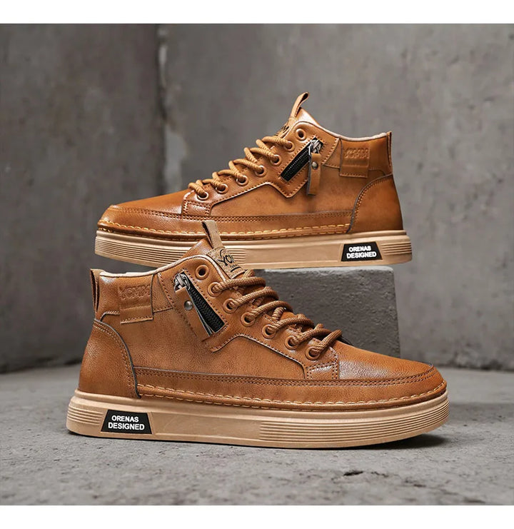 Derrek Leather Sneakers