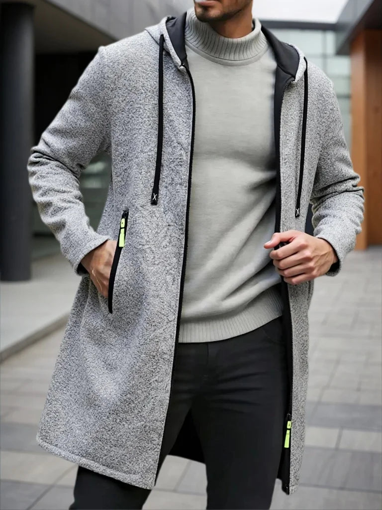 Anselm Zip Front Fleece Coat