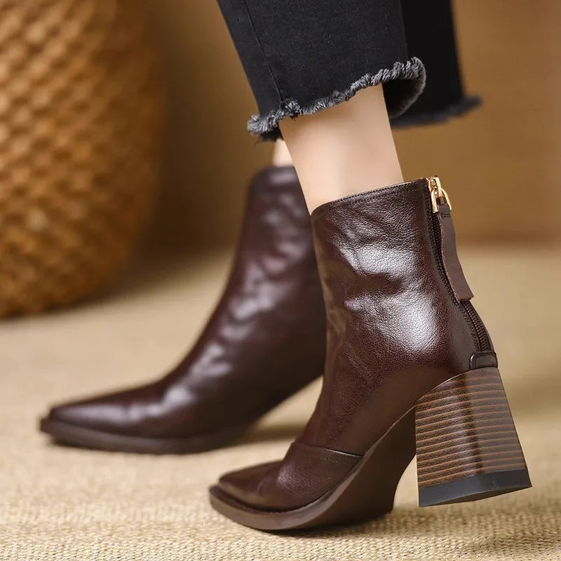 Lavista Leather Ankle Boots