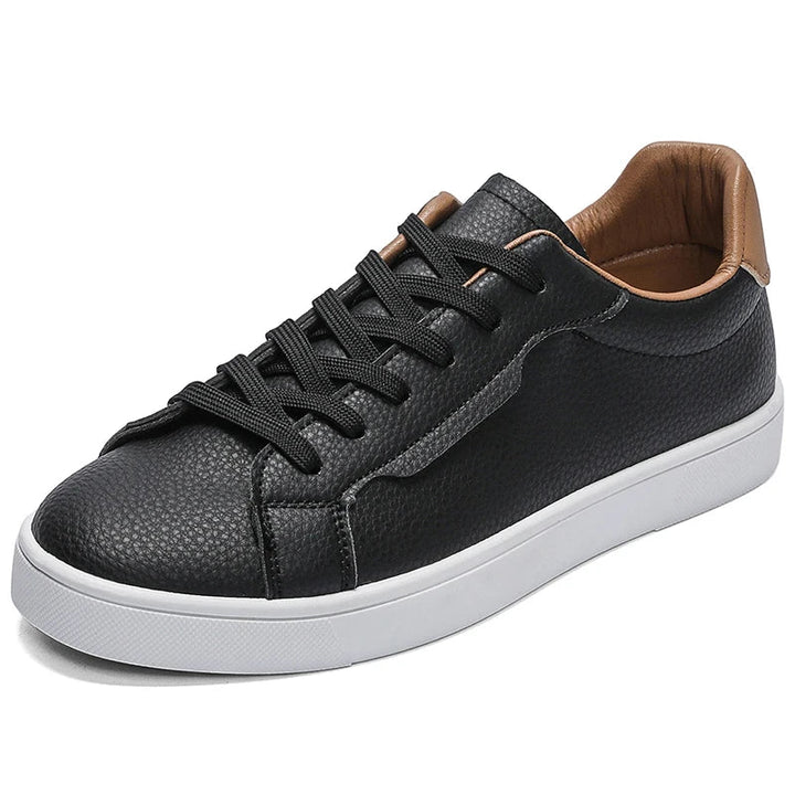Garret Pebbled Leather Sneakers