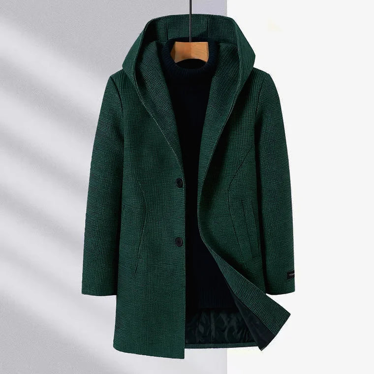 Midnight Wool Overcoat