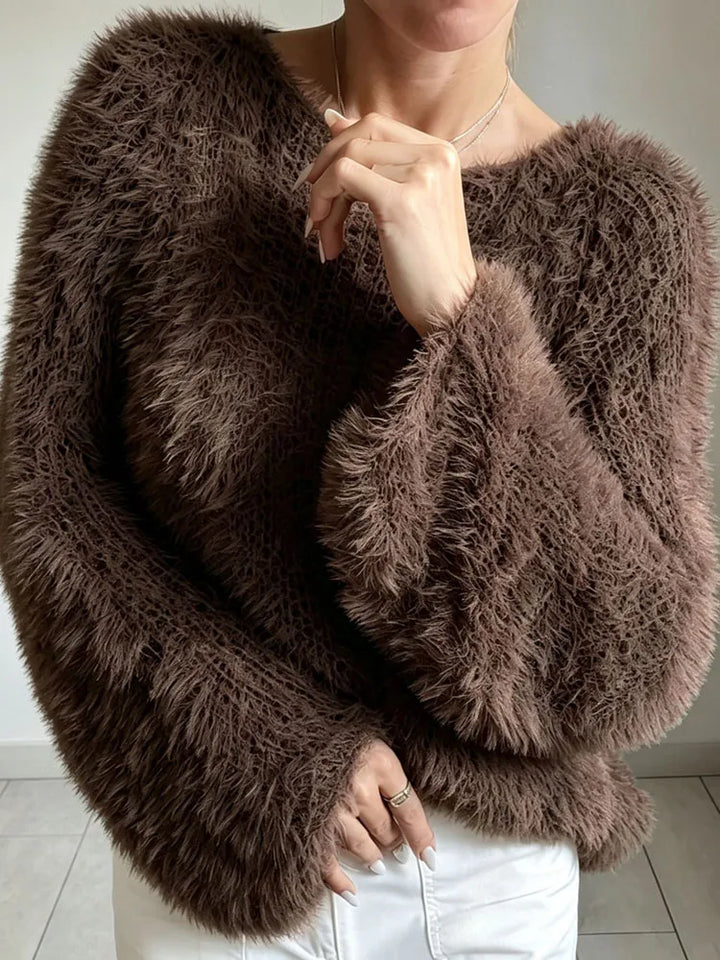 Marlowe Fuzzy Knit Sweater