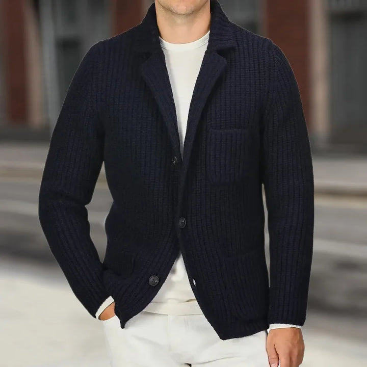 Cormac Ribbed Knit Cardigan