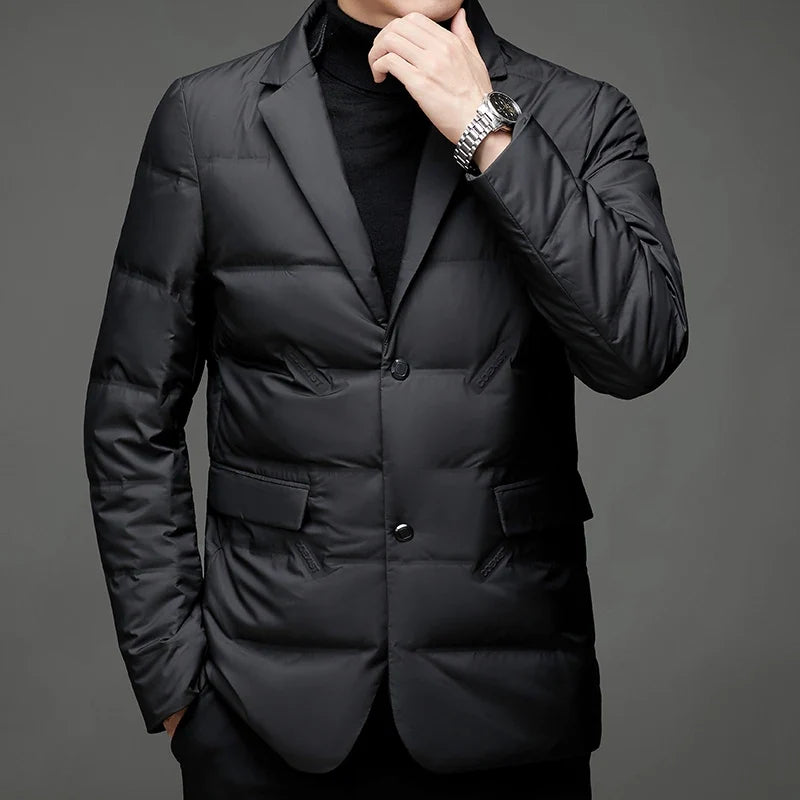 Atticus Notched Lapel Puffer