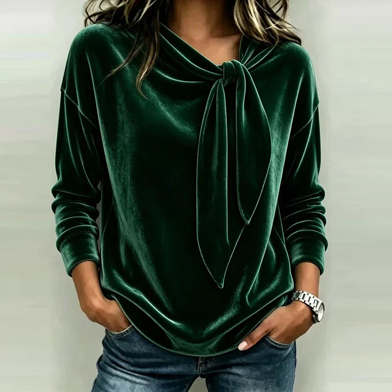Lucia Bow Neck Pullover