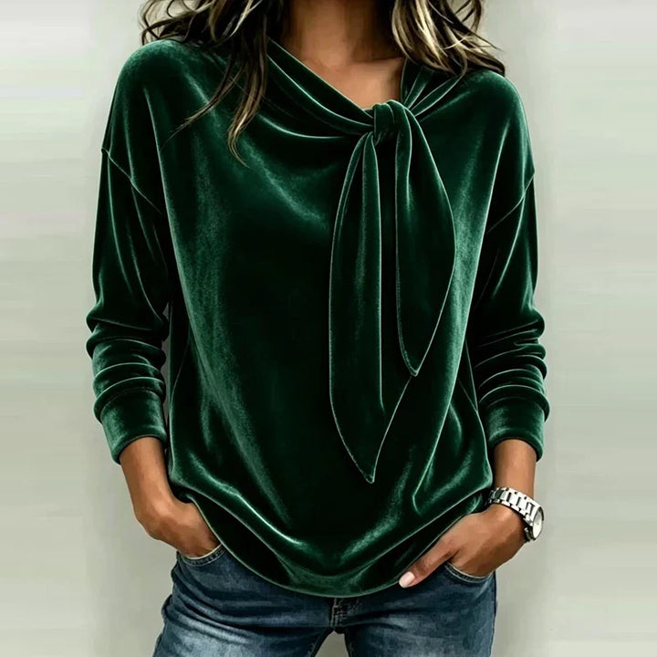 Lucia Bow Neck Pullover