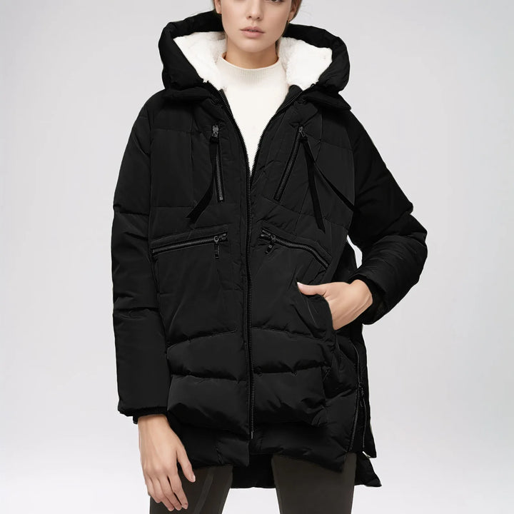 Adeline Quilted Hooded Coat