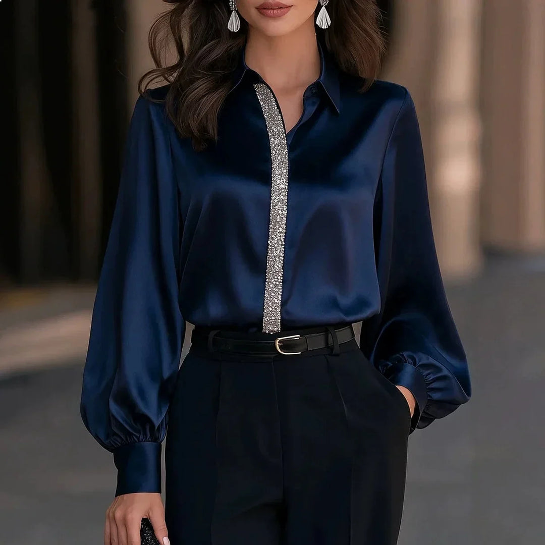Vesper Lantern Sleeve Blouse
