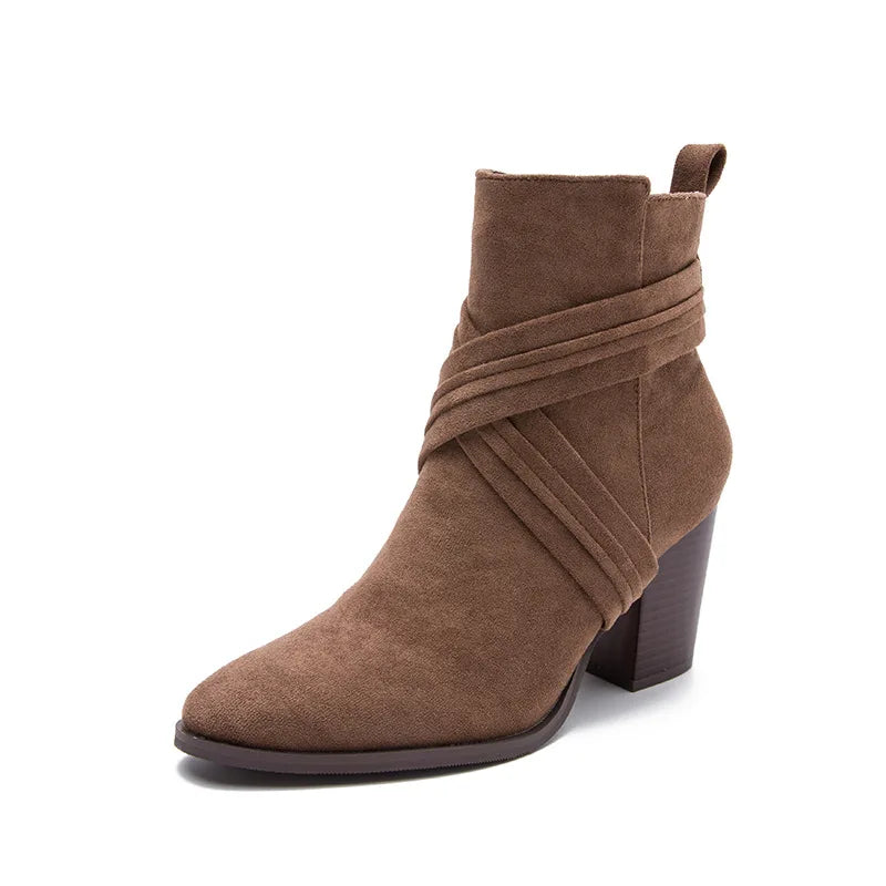 Sasha Suede Ankle Boots