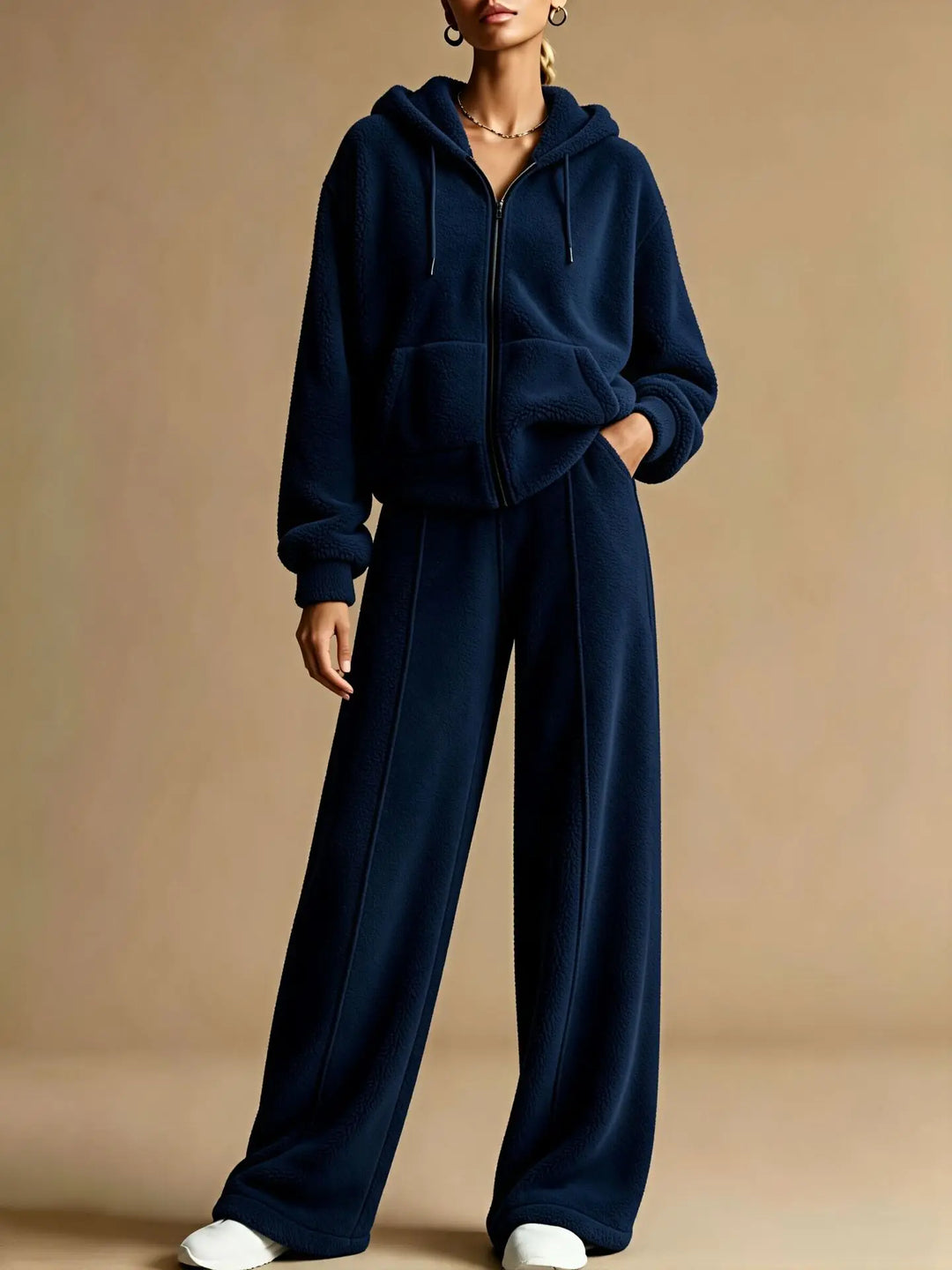 Briar Fleece Wide Leg Sweatsuit