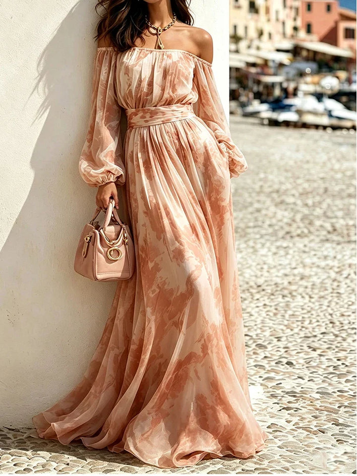 Priscilla Off Shoulder Maxi Dress