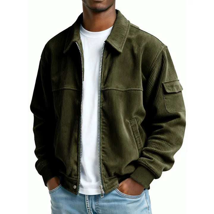 Nolan Corduroy Zip Jacket