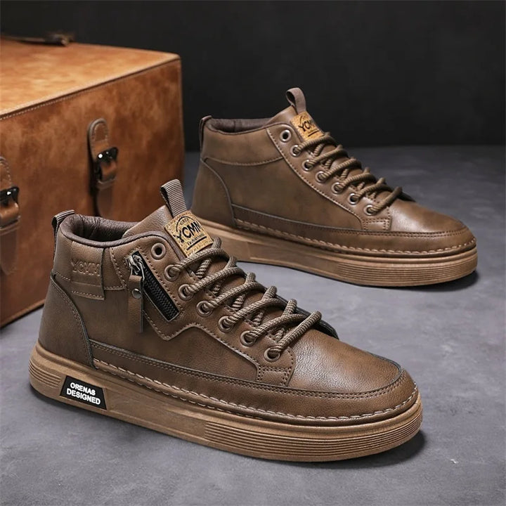 Derrek Leather Sneakers
