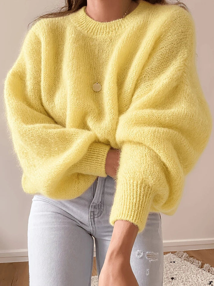 Yvette Fuzzy Knit Pullover