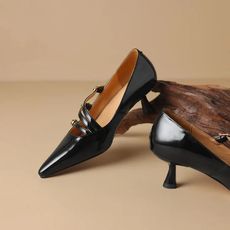 Sezane Genuine Leather Sandals