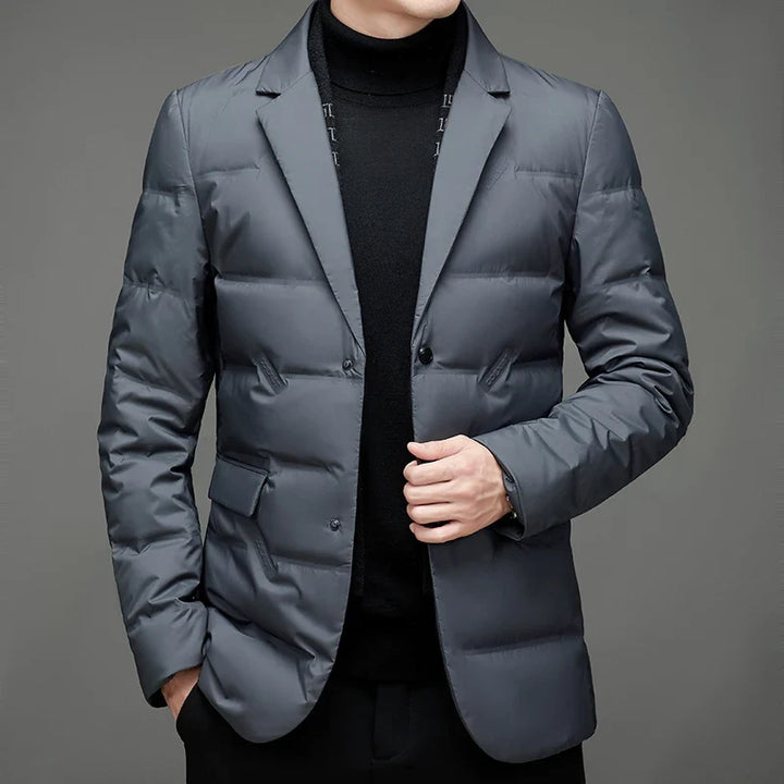 Atticus Notched Lapel Puffer