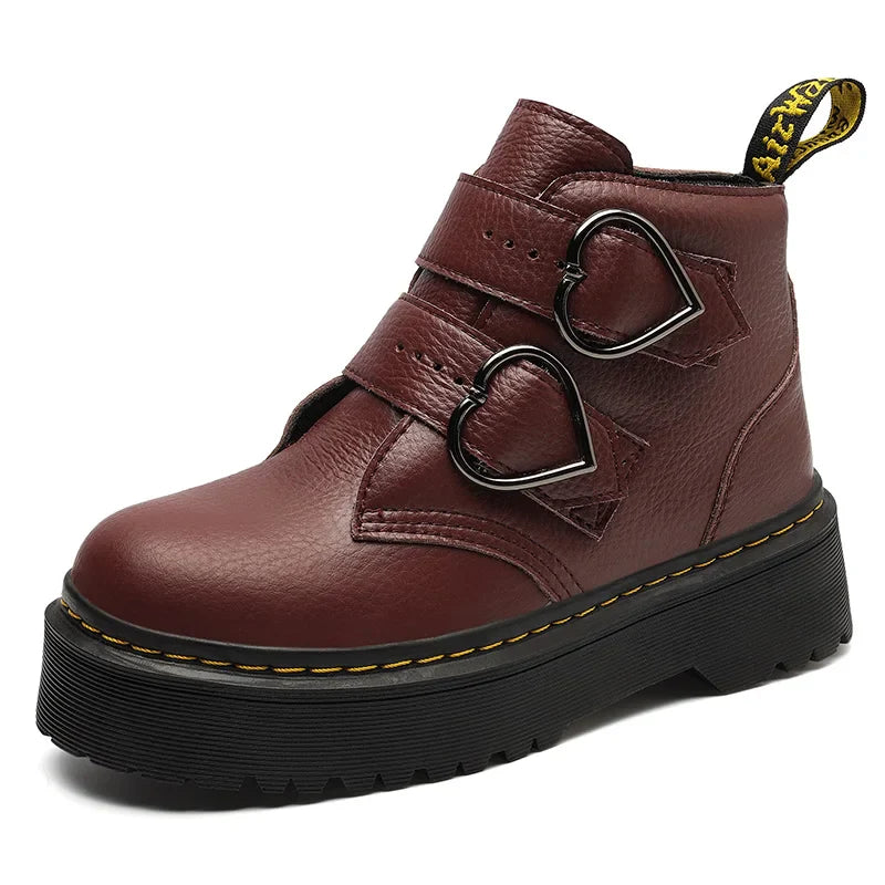 Britney Leather Platforms