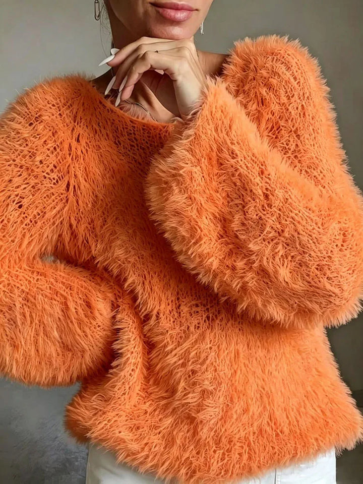 Marlowe Fuzzy Knit Sweater