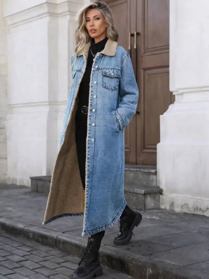 Winona Fleece Lined Denim Coat