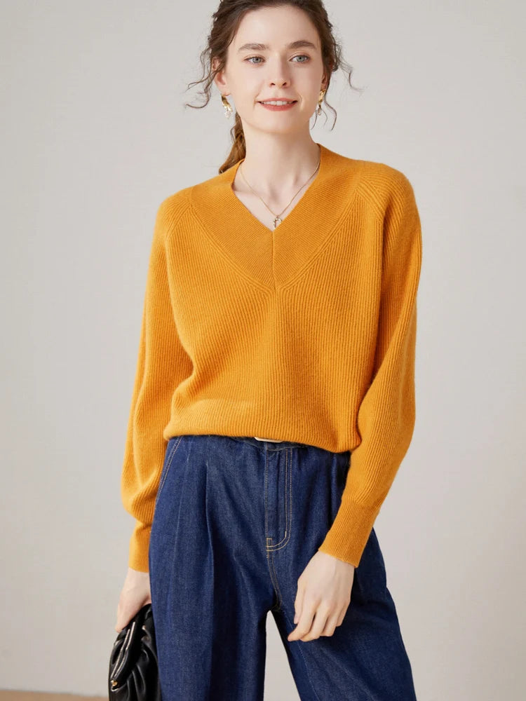 Josefine V -Neck Cashmere Pullover