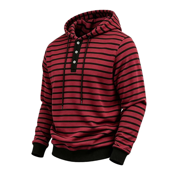 Oberon Button Placket Hoodie