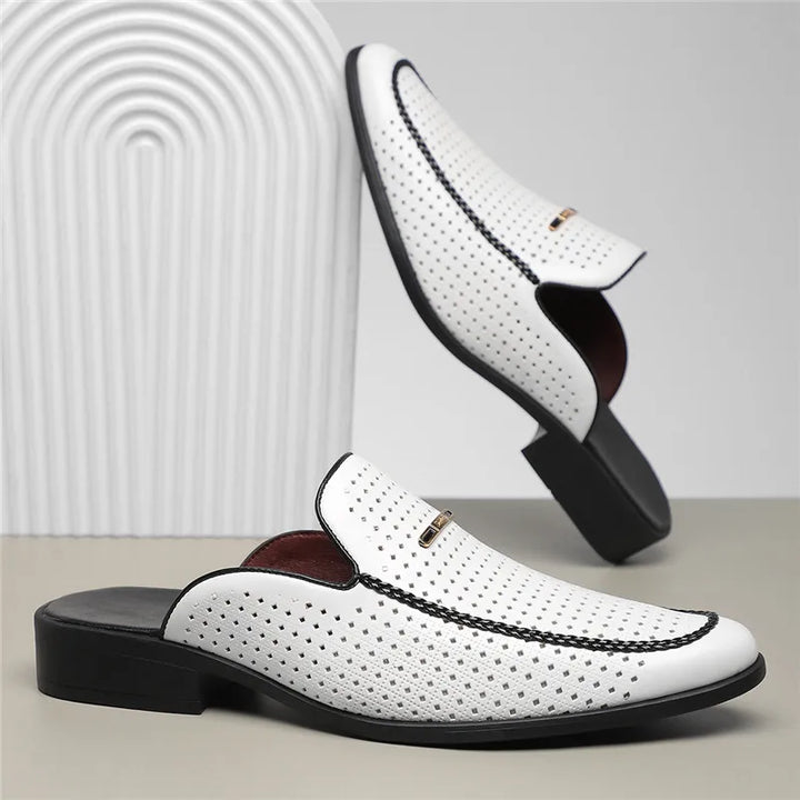 Landen Summer Genuine Leather Mules