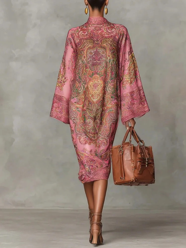 Fioralbina Batwing Sleeve Kaftan