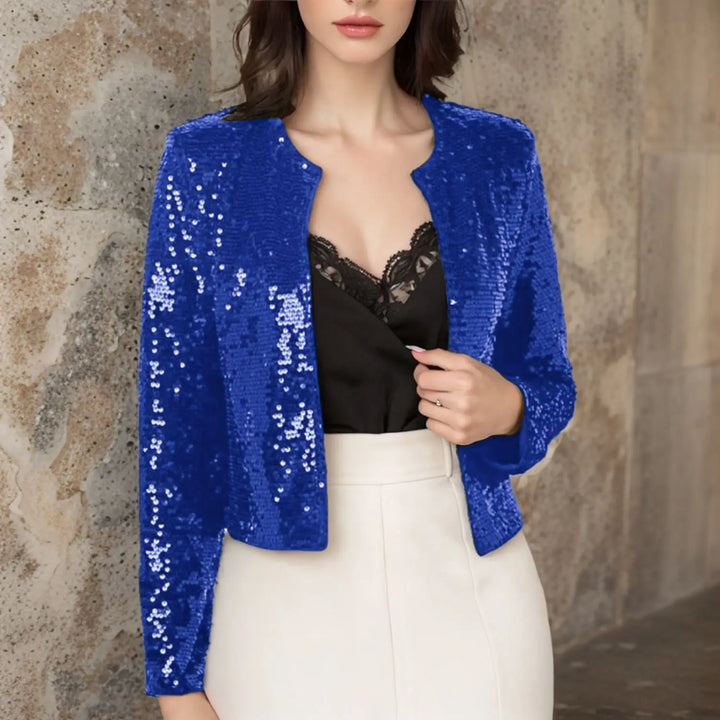 Blair Open Front Sequin Jacket