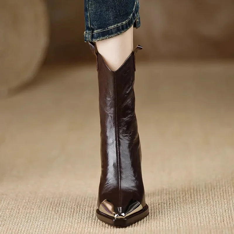 Lennon Leather Ankle Boots