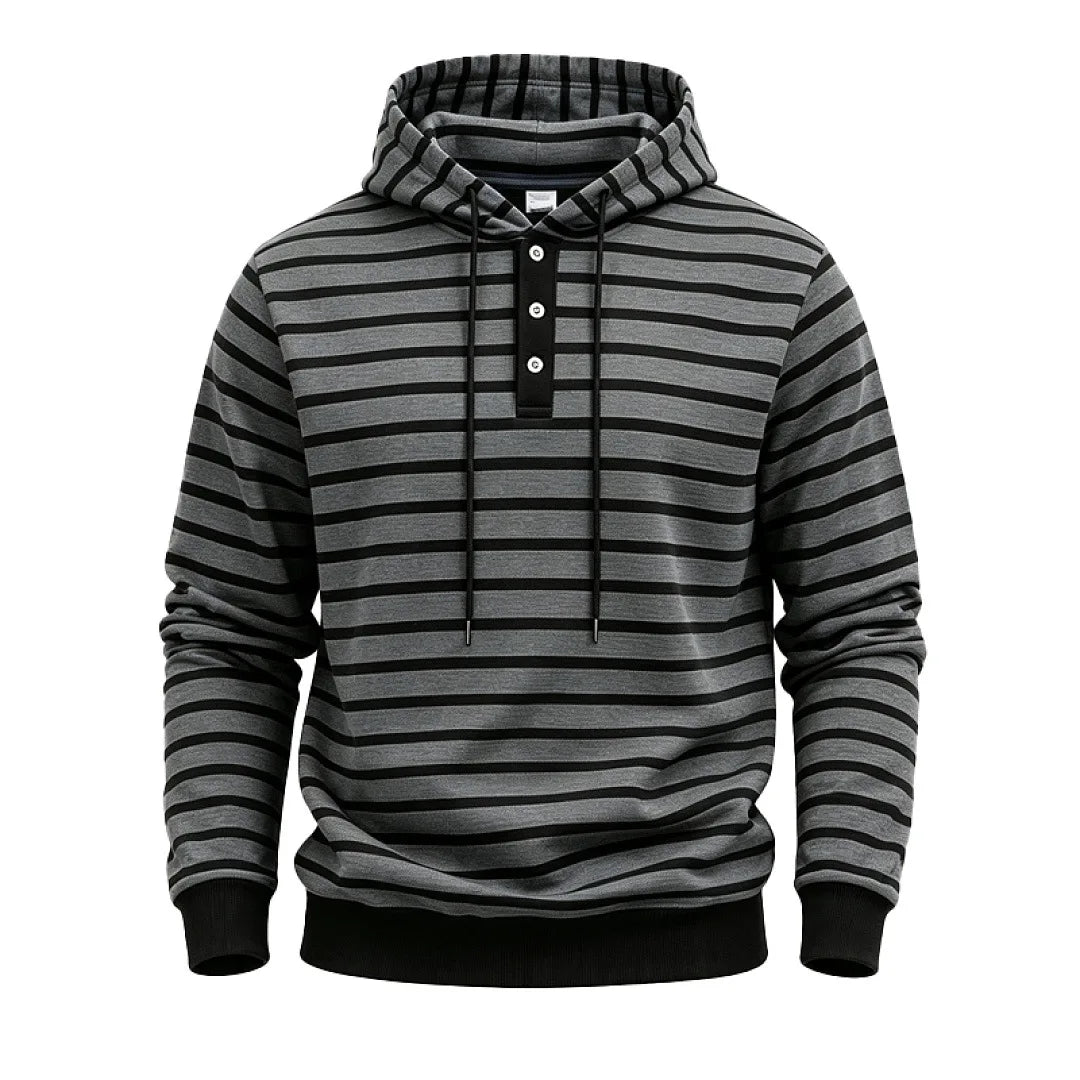 Oberon Button Placket Hoodie